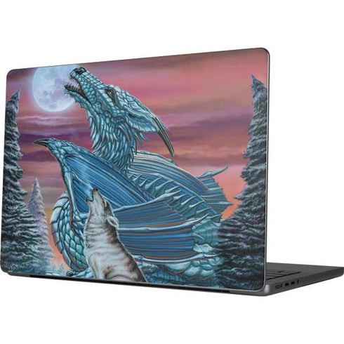 Dragon and the Wolf by Ed Beard Jr Apple MacBook Pro 14-inch Skin