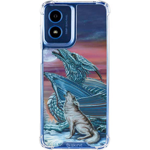 Dragon and the Wolf by Ed Beard Jr Moto G Play 4G (2024) Clear Case