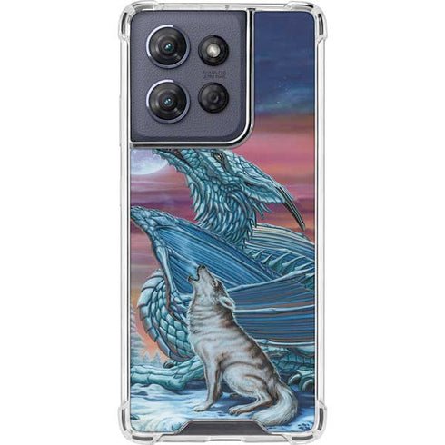 Dragon and the Wolf by Ed Beard Jr Moto G Play 5G (2025) Clear Case