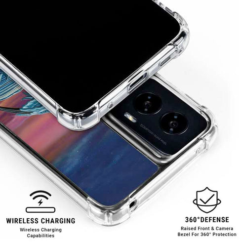 Dragon and the Wolf by Ed Beard Jr Moto G Power 5G (2024) Clear Case