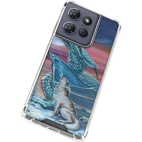 Dragon and the Wolf by Ed Beard Jr Moto G Stylus 5G (2025) Clear Case