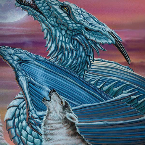 Dragon and the Wolf by Ed Beard Jr Moto G6 Skin