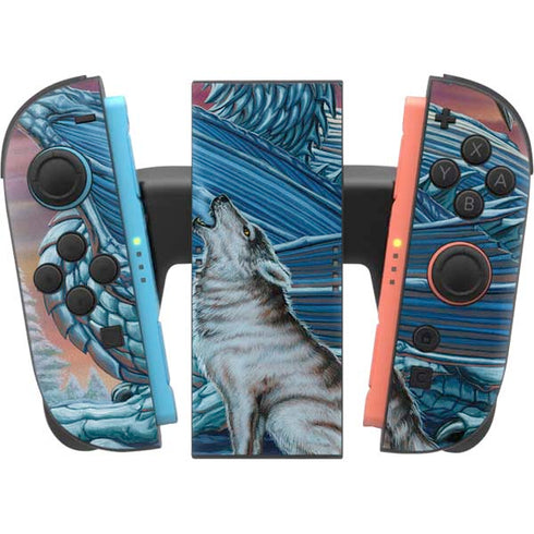 Dragon and the Wolf by Ed Beard Jr Nintendo Switch 2 (2025) Joy-Con Controller Skin