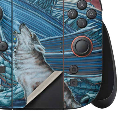 Dragon and the Wolf by Ed Beard Jr Nintendo Switch 2 (2025) Joy-Con Controller Skin