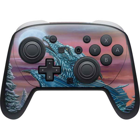 Dragon and the Wolf by Ed Beard Jr Nintendo Switch 2 (2025) Pro Controller Skin