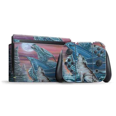 Dragon and the Wolf by Ed Beard Jr Nintendo Skins