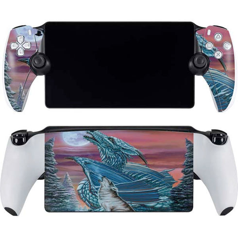 Dragon and the Wolf by Ed Beard Jr PlayStation Portal Remote Player Skin