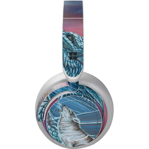 Dragon and the Wolf by Ed Beard Jr Surface Headphones Skin