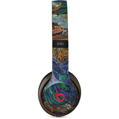 Ed Beard Jr. Dragon and Wizard Playing Chess Beats Solo 3 Wireless Skin