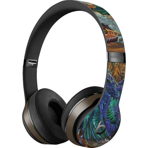 Ed Beard Jr. Dragon and Wizard Playing Chess Beats Solo 3 Wireless Skin