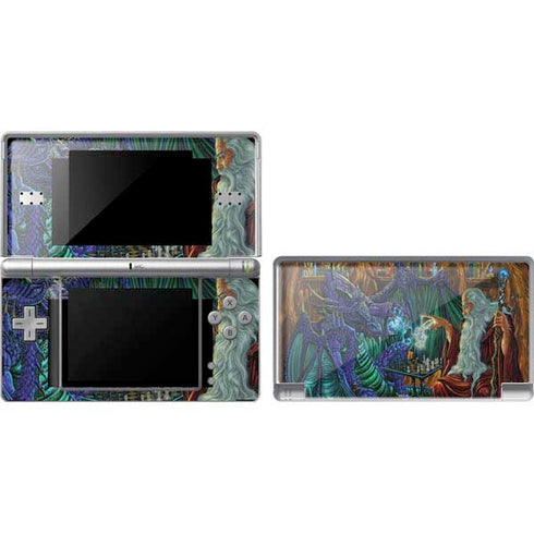 Dragon and Wizard Playing Chess by Ed Beard Jr Nintendo Skins