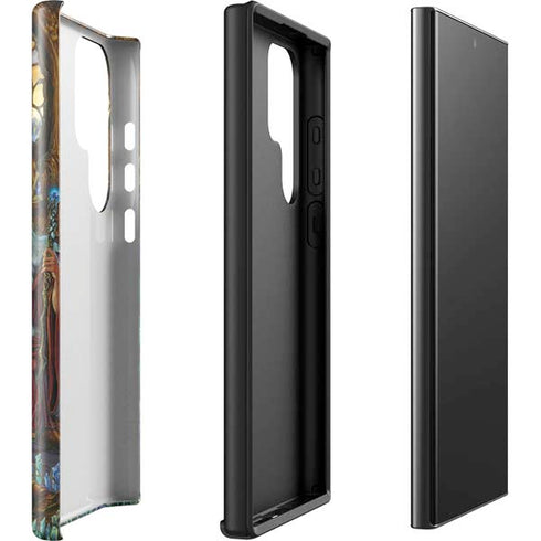 Dragon and Wizard Playing Chess by Ed Beard Jr Galaxy S23 Ultra Pro Case