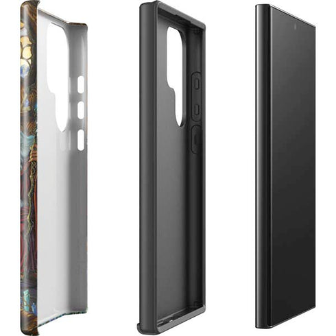 Dragon and Wizard Playing Chess by Ed Beard Jr Galaxy S25 Ultra Impact Case