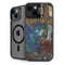 Dragon and Wizard Playing Chess by Ed Beard Jr iPhone 15 Plus Kickstand Case