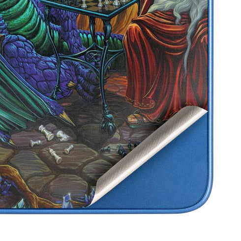 Dragon and Wizard Playing Chess by Ed Beard Jr Moto G Play 4G (2024) Skin