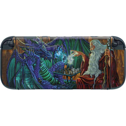 Dragon and Wizard Playing Chess by Ed Beard Jr Nintendo Switch 2 (2025) with Joy-Con Skin