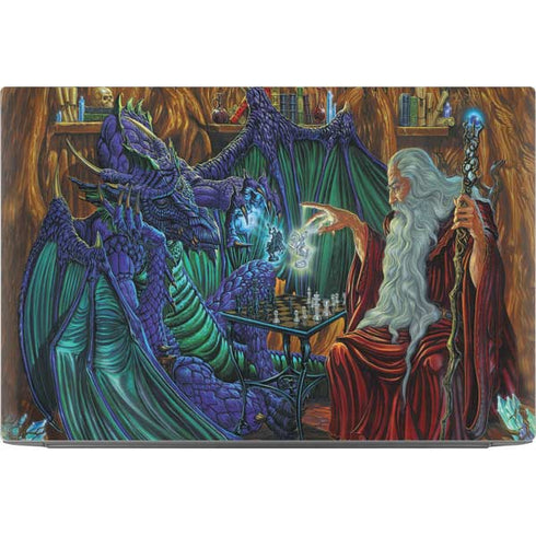 Dragon and Wizard Playing Chess by Ed Beard Jr Dell XPS Skin