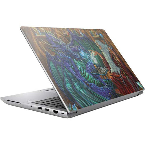 Dragon and Wizard Playing Chess by Ed Beard Jr HP ZBook Fury 16 G10 Skin