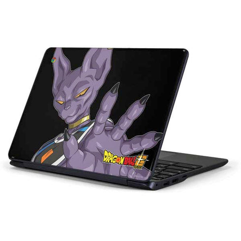 Dragon Ball Super Beerus Portrait Samsung Chromebook Skin