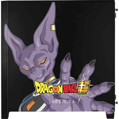 Dragon Ball Super Beerus Portrait Corsair 4000D Tempered Glass Mid-Tower ATX Case Skin