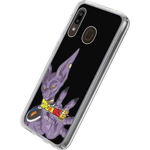 Dragon Ball Super Beerus Portrait Galaxy A20 Clear Case