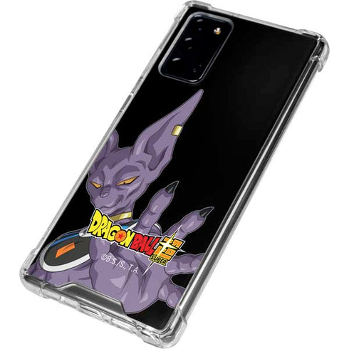 Dragon Ball Super Beerus Portrait Galaxy Note20 5G Clear Case