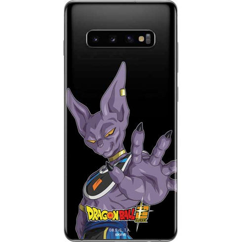 Dragon Ball Super Beerus Portrait Galaxy S10 Plus Skin