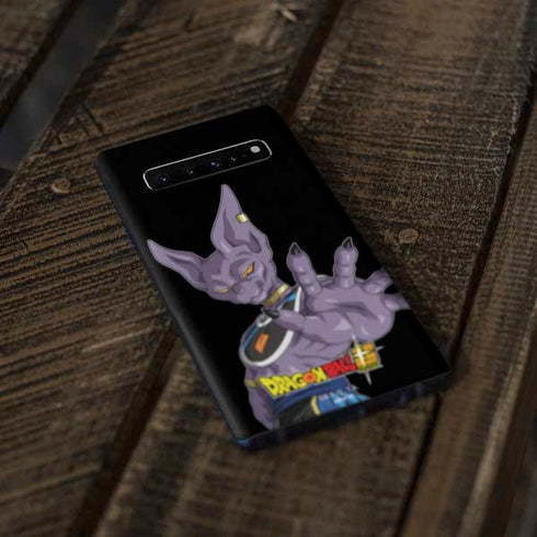 Dragon Ball Super Beerus Portrait Galaxy S10 Plus Skin