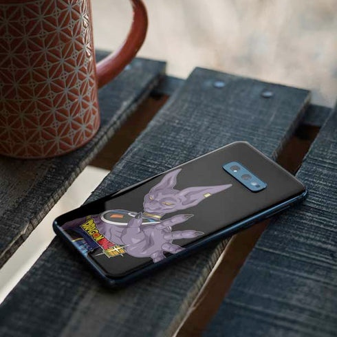 Dragon Ball Super Beerus Portrait Galaxy S10e Skin