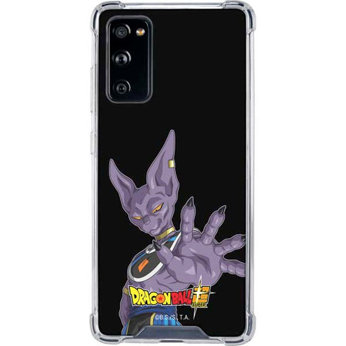 Dragon Ball Super Beerus Portrait Galaxy S20 FE Clear Case