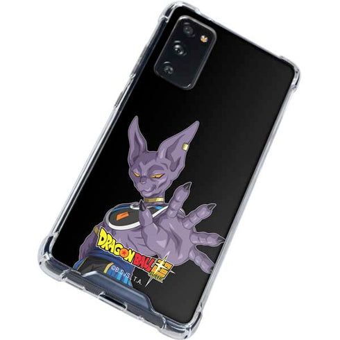 Dragon Ball Super Beerus Portrait Galaxy S20 FE Clear Case