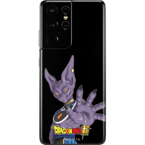 Dragon Ball Super Beerus Portrait Galaxy S21 Ultra 5G Skin