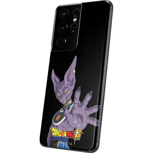 Dragon Ball Super Beerus Portrait Galaxy S21 Ultra 5G Skin