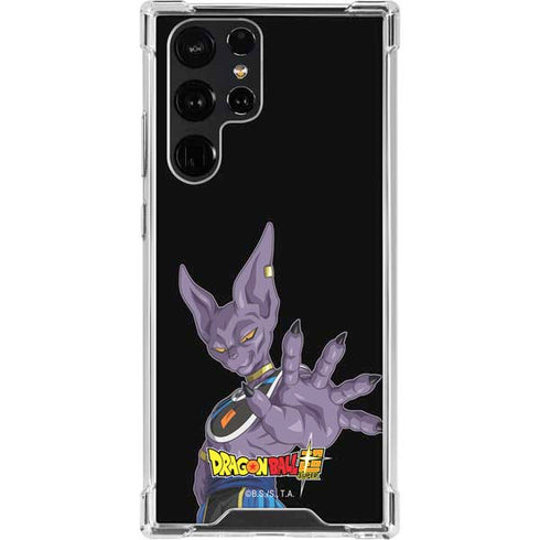Dragon Ball Super Beerus Portrait Galaxy S22 Ultra Clear Case