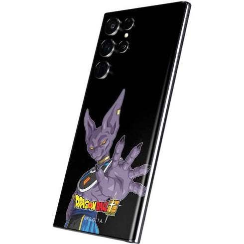 Dragon Ball Super Beerus Portrait Galaxy S22 Ultra Skin