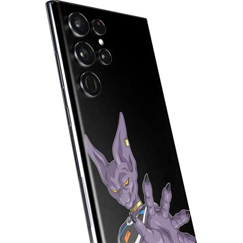 Dragon Ball Super Beerus Portrait Galaxy S22 Ultra Skin