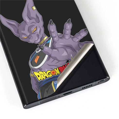 Dragon Ball Super Beerus Portrait Galaxy S22 Ultra Skin