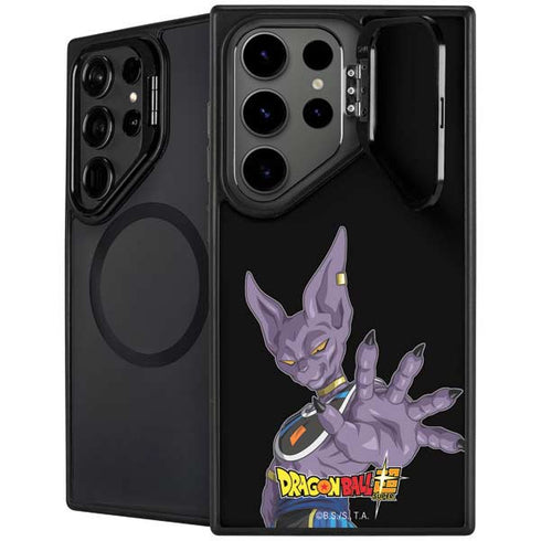 Dragon Ball Super Beerus Portrait Galaxy S25 Ultra Kickstand Case