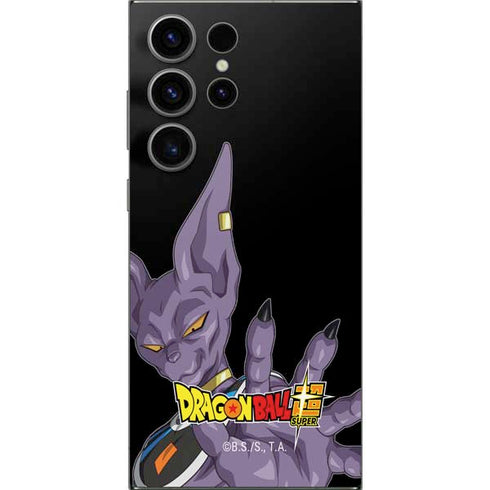 Dragon Ball Super Beerus Portrait Galaxy S25 Ultra Skin
