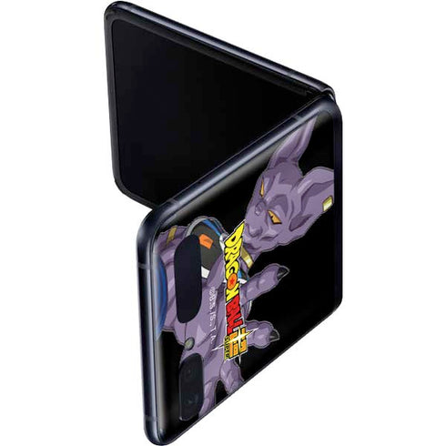 Dragon Ball Super Beerus Portrait Galaxy Z Flip Skin