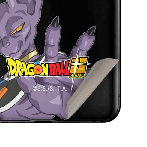 Dragon Ball Super Beerus Portrait Galaxy Z Flip Skin