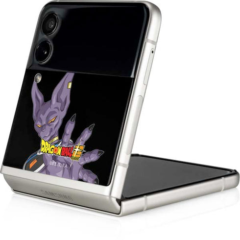 Dragon Ball Super Beerus Portrait Galaxy Z Flip3 5G Skin