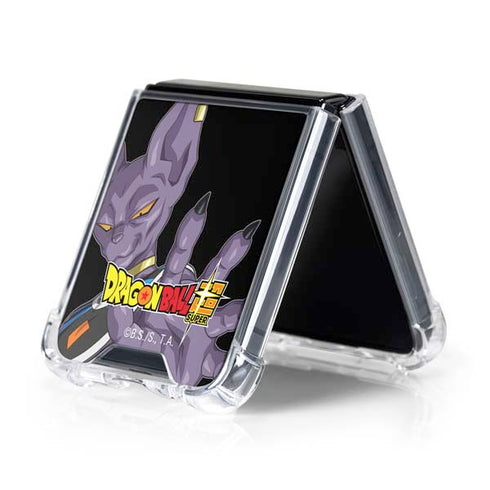 Dragon Ball Super Beerus Portrait Galaxy Z Flip5 5G Clear Case