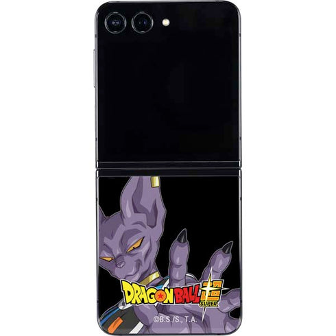 Dragon Ball Super Beerus Portrait Galaxy Z Flip5 5G Skin