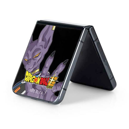 Dragon Ball Super Beerus Portrait Galaxy Z Flip5 5G Skin