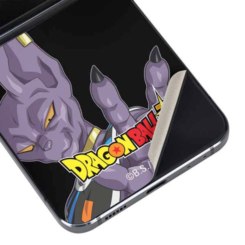 Dragon Ball Super Beerus Portrait Galaxy Z Flip5 5G Skin