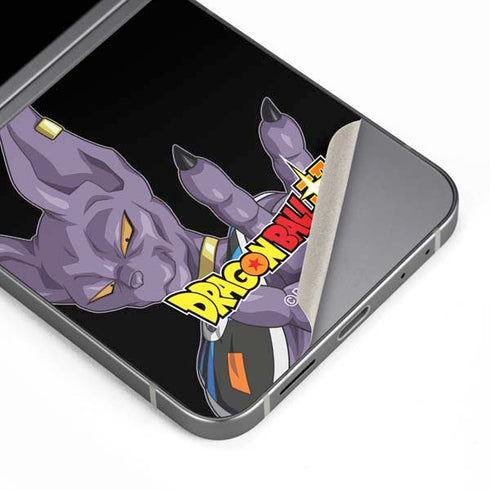 Dragon Ball Super Beerus Portrait Galaxy Z Flip6 Skin