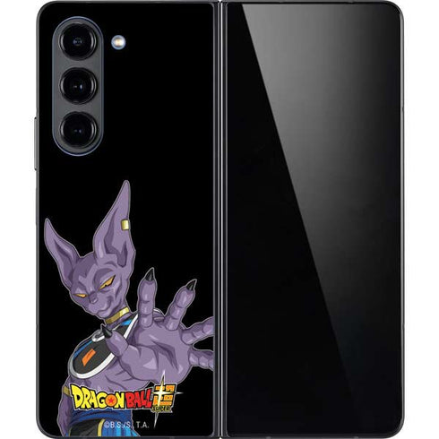 Dragon Ball Super Beerus Portrait Galaxy Z Fold5 5G Skin