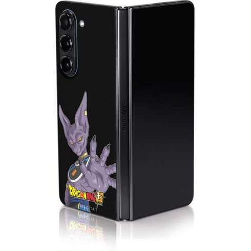 Dragon Ball Super Beerus Portrait Galaxy Z Fold5 5G Skin