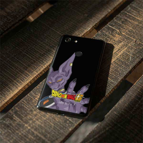 Dragon Ball Super Beerus Portrait Google Pixel 3 Skin